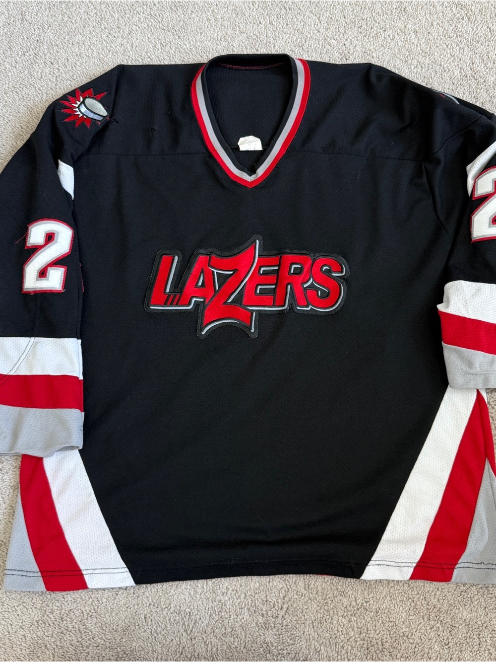 Vintage 90s Connecticut Lazers Nehl Pavlik #26 Hockey Jersey Xl